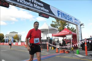 neil Victoria Marathon Finish